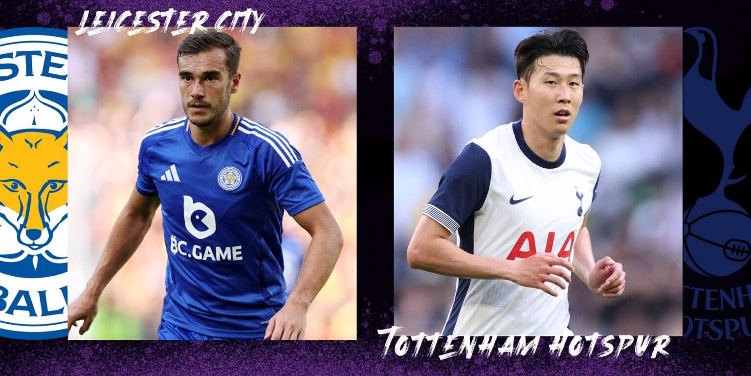 Trận Leicester vs Tottenham sẽ khép lại vòng 1 Premier League mùa 2024-2025. Ảnh: Opta