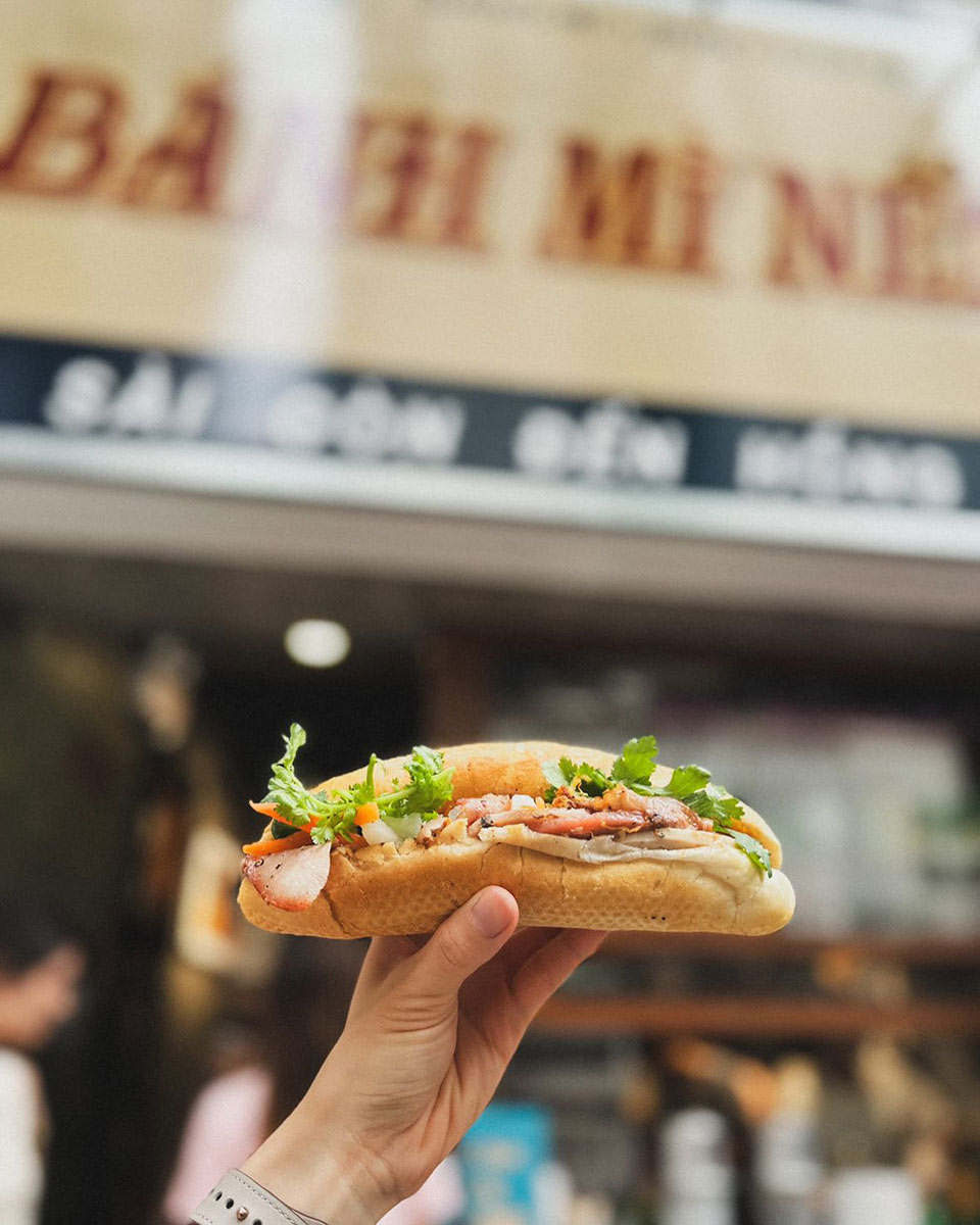 Banh mi is an attractive street food. Photo: HK Tasting Bread