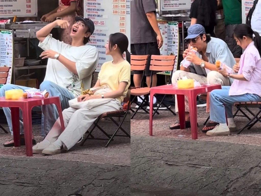 The image of Lee Kwang Soo eating bread caused a fever. Photo: Screenshot