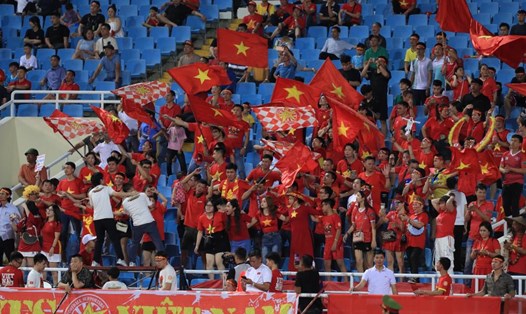 Sân Mỹ Đình tổ chức giải giao hữu quốc tế 2024 có sự tham dự của tuyển Việt Nam, Thái Lan, Nga. Ảnh: Minh Dân