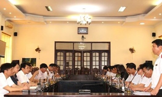 Sau khoảng 20 ngày làm việc nghiêm túc, khẩn trương, đoàn thanh tra theo quyết định của UBND tỉnh Thái Bình về việc thanh tra kỳ thi vào lớp 10 ở Thái Bình bước đầu đã đưa ra kết luận. Ảnh: Nam Hồng