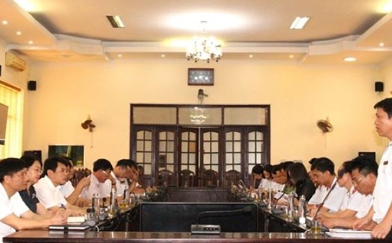 Sau khoảng 20 ngày làm việc nghiêm túc, khẩn trương, đoàn thanh tra theo quyết định của UBND tỉnh Thái Bình về việc thanh tra kỳ thi vào lớp 10 ở Thái Bình bước đầu đã đưa ra kết luận. Ảnh: Nam Hồng
