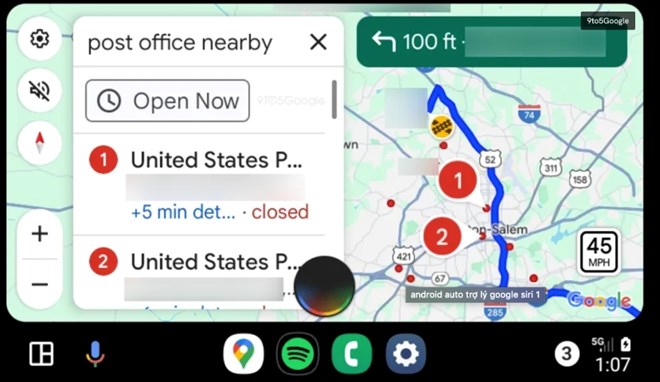 Giao diện mới của trợ lý ảo Google trên Android Auto