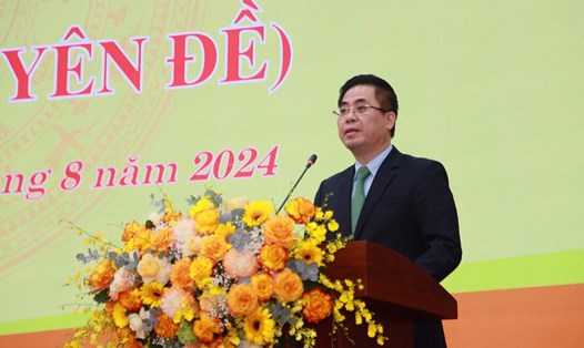 Ông Nguyễn Hoàng Giang - Tân Chủ tịch UBND tỉnh Quảng Ngãi. Ảnh: Viên Nguyễn