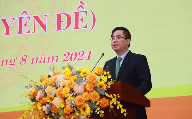 Ông Nguyễn Hoàng Giang - Tân Chủ tịch UBND tỉnh Quảng Ngãi. Ảnh: Viên Nguyễn