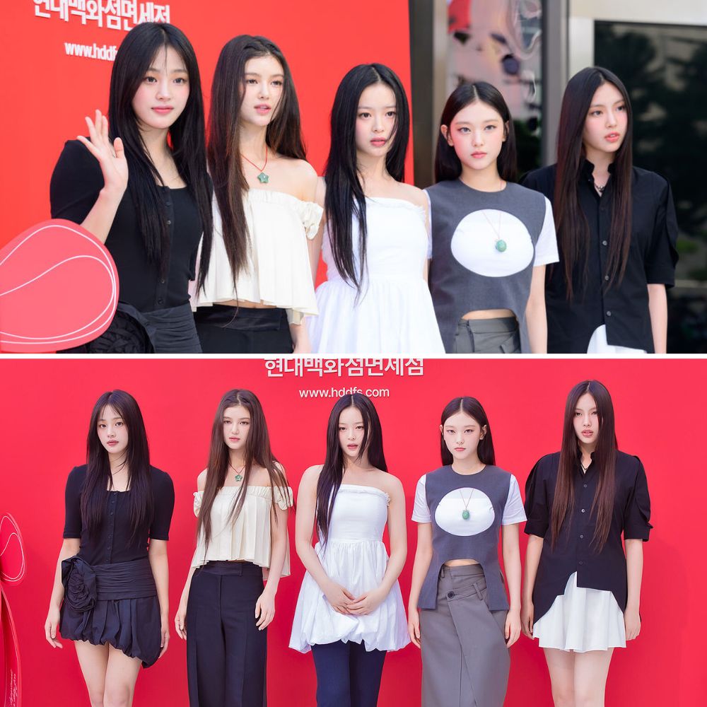 NewJeans appeared in public amidst the noise. Photo: Naver