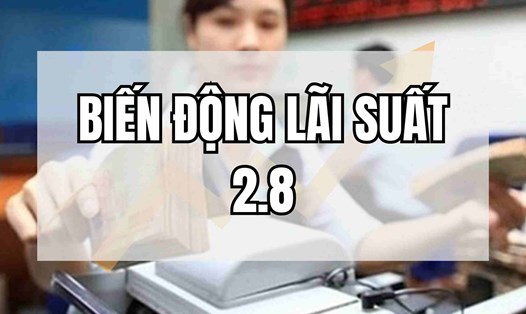 Biến động lãi suất 2.8: Ngân hàng tăng đến 0,8% lãi suất. Thiết kế ảnh: Huyền Mai