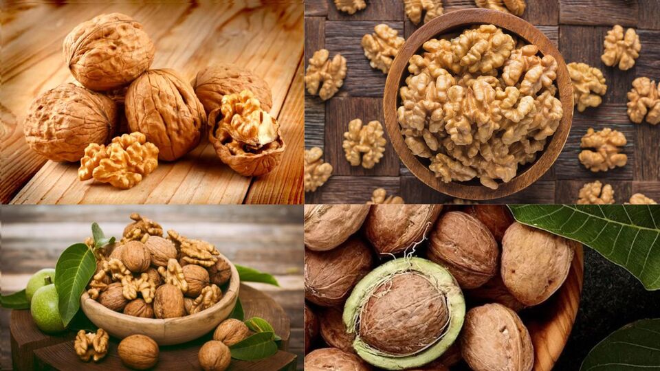 Walnuts help improve and reduce liver fat effectively. Graphic: Quỳnh Anh