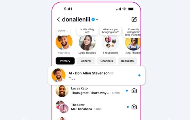 Instagram cho tạo nhân vật AI để trò chuyện thay chính chủ