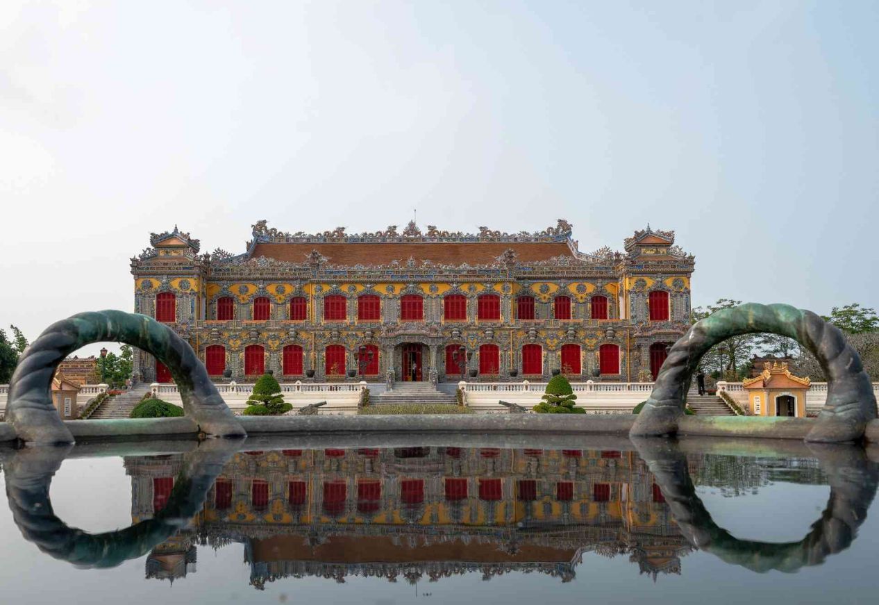 Kien Trung Palace after restoration. Photo: Phuc Dat