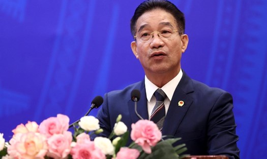 Phó Chủ nhiệm Văn phòng Chủ tịch nước Phạm Thanh Hà công bố Quyết định về đặc xá năm 2024 của Chủ tịch nước. Ảnh: T.Vương