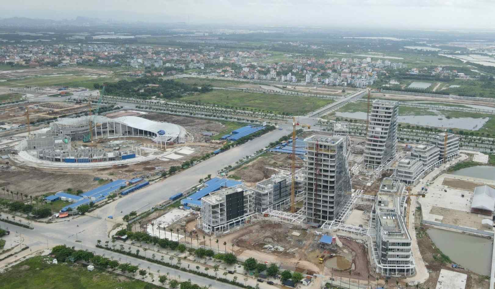 To date, two projects in the North Song Cam urban area have taken shape. Photo: Hoang Khoi