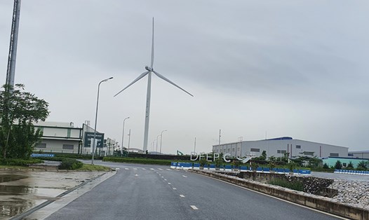 Một góc KCN Deep C - Hải Phòng. Ảnh: Mai Chi