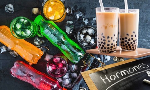 Một số loại đồ uống có ảnh hưởng đến nội tiết tố. Đồ họa: Hạ Mây