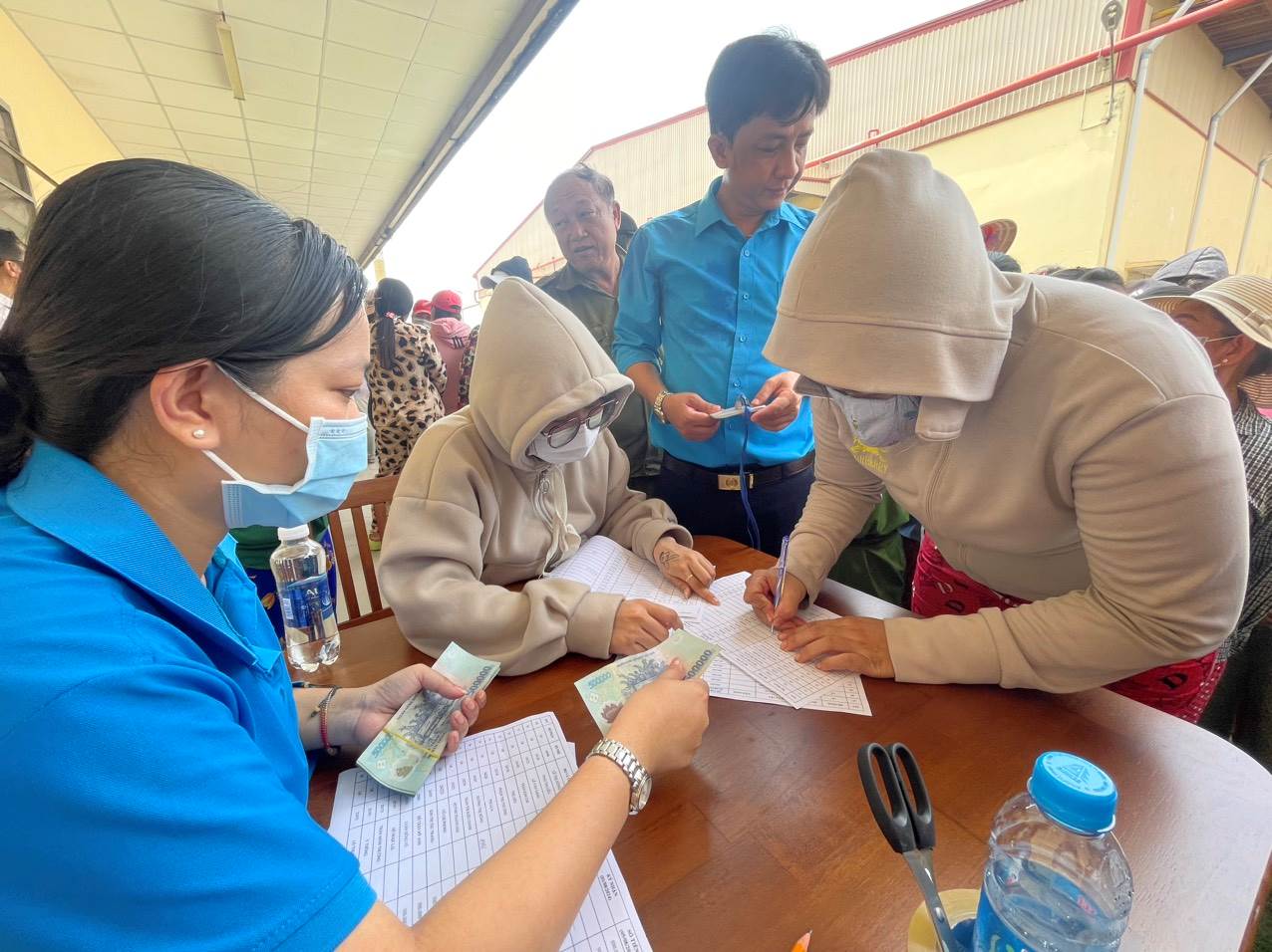 Công ty Hoàng Sinh nợ lương 4 tháng của NLĐ. Ảnh: Đình Trọng