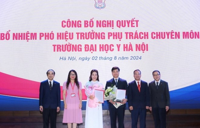 Trường Đại học Y Hà Nội bổ nhiệm 2 Phó Hiệu trưởng mới