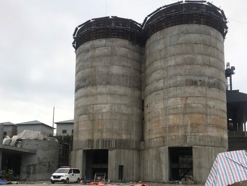 Construction site where workers encountered accidents.