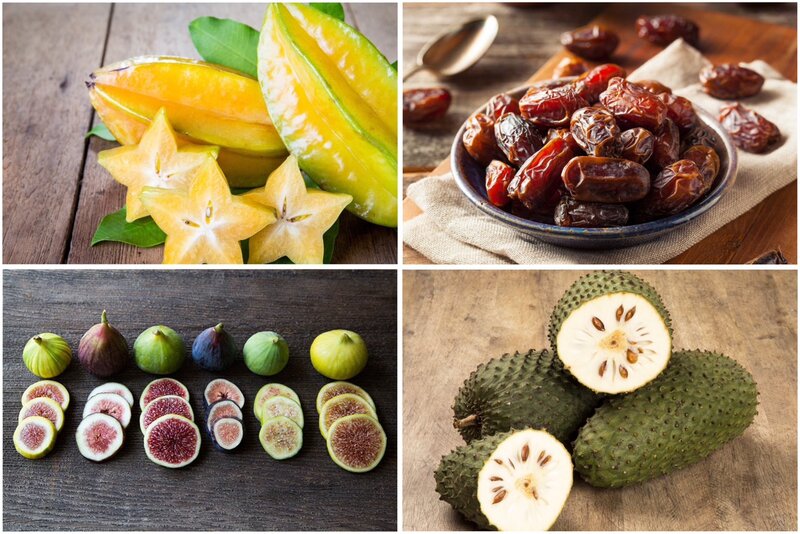 Some fruits such as: figs, custard apple, star fruit, dried dates... are fruits that can help you lose weight effectively this summer. Graphics: Thuy Duong.