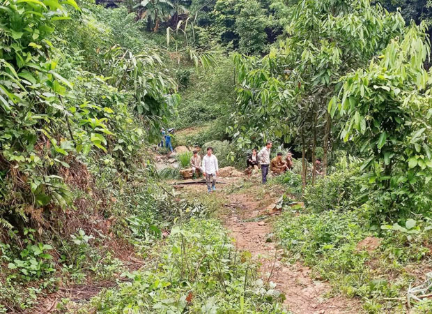 Đến nay, công tác tìm kiếm bé trai mất tích vẫn chưa có kết quả. Ảnh: An Nhiên