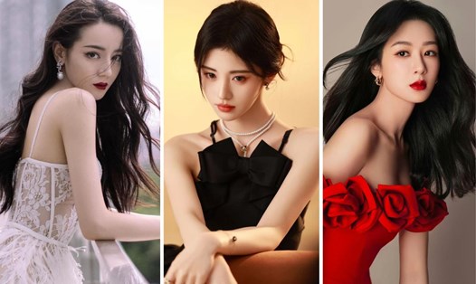 Địch Lệ Nhiệt Ba vượt mặt doanh thu tạp chí của Cúc Tịnh Y, Dương Tử. Ảnh: Weibo