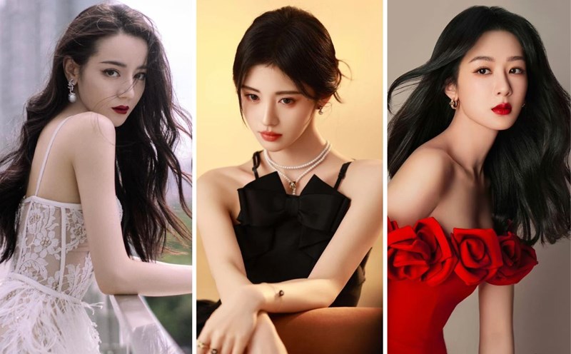 Địch Lệ Nhiệt Ba vượt mặt doanh thu tạp chí của Cúc Tịnh Y, Dương Tử. Ảnh: Weibo