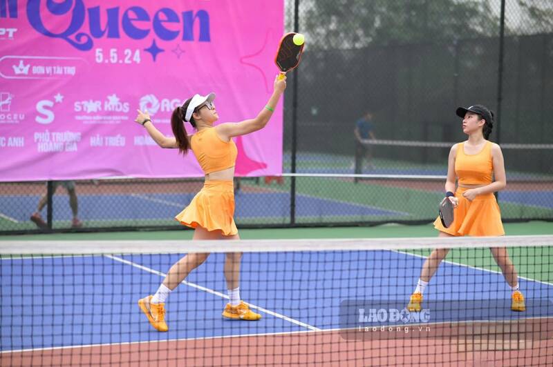 Pickleball tạo thành cơn sốt tại Thái Nguyên. Ảnh: Lam Thanh