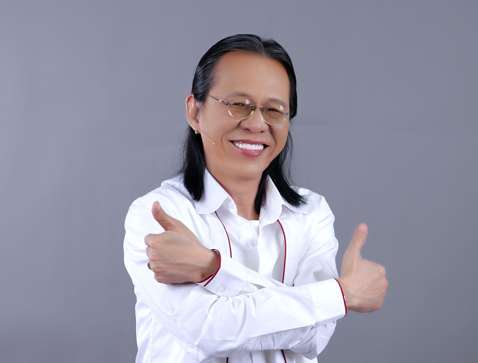 Nhạc sĩ Nguyễn Quang tại Biến hóa bất ngờ. Ảnh: NSX.