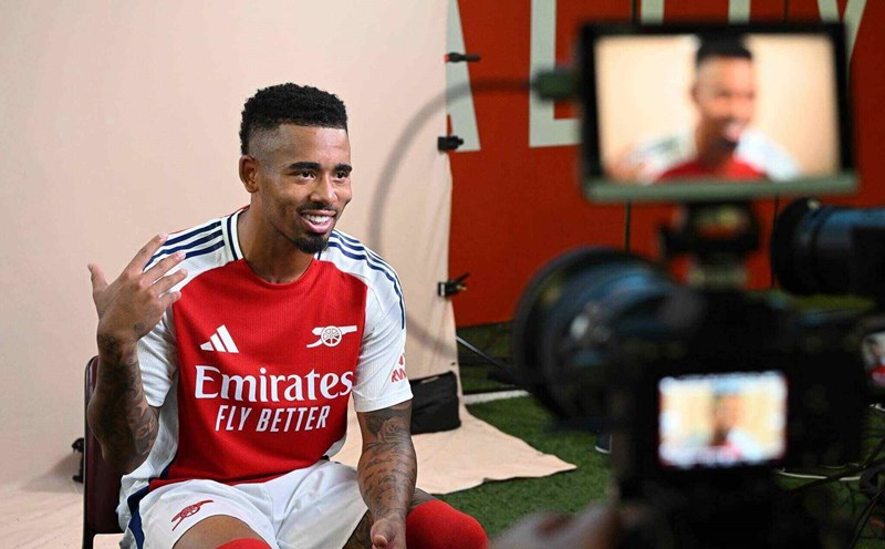 Kế hoạch chuyển nhượng của Mikel Arteta đã được hoàn thiện và đó là tin tốt với Gabriel Jesus.  Ảnh: ARS
