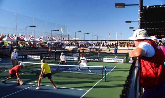 Pickleball thu hút số lượng thành viên và người chơi tăng nhanh trong những năm qua. Ảnh: USA Pickleball