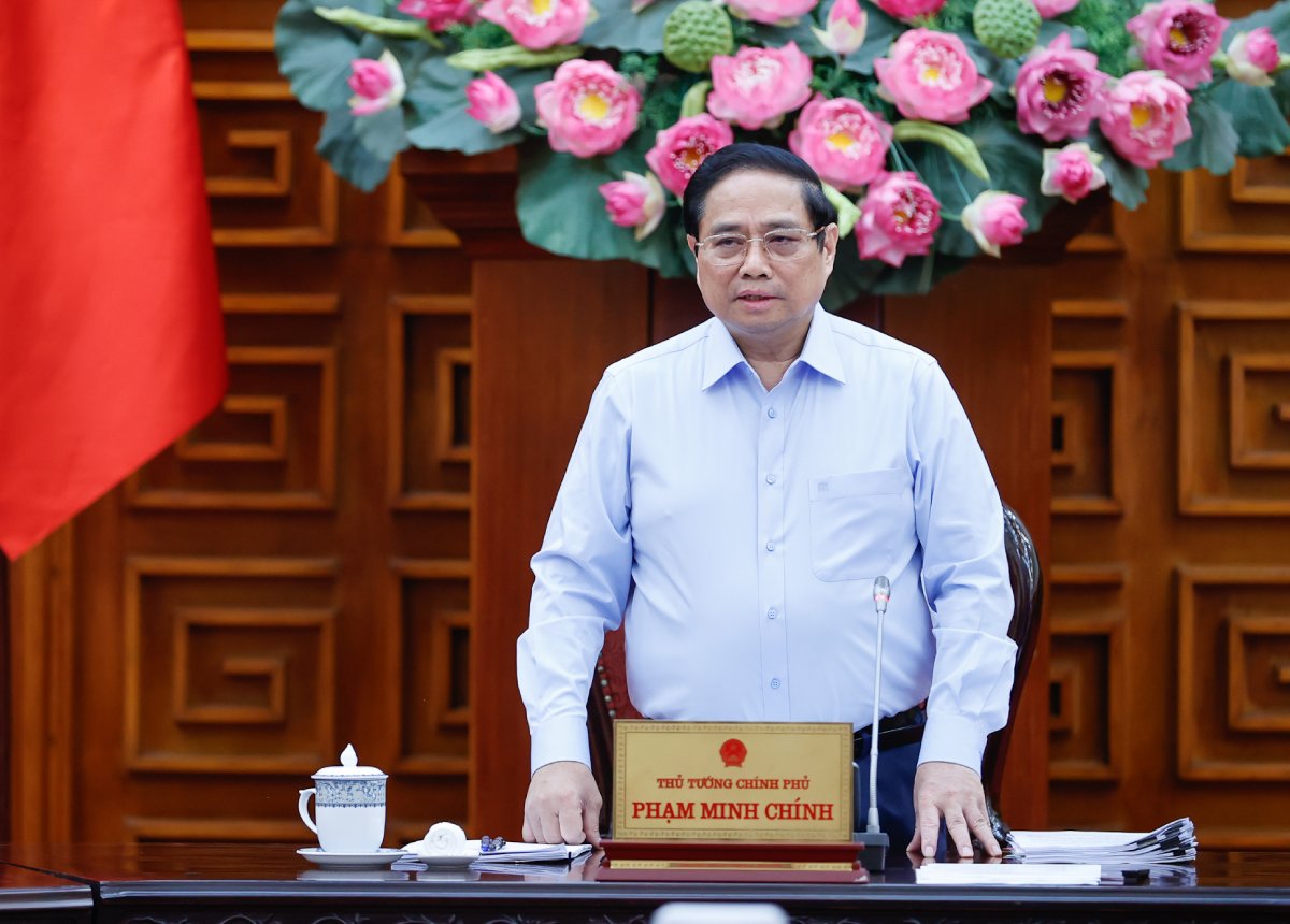 Prime Minister Pham Minh Chinh commented on the Law amending and supplementing a number of articles of the Law on Officers of the Vietnam People's Army, including the retirement age policy for officers. Photo: Nhat Bac