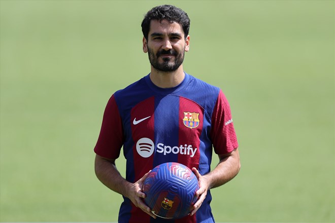 Mối lương duyên của Gundogan và Barca kết thúc quá sớm. Ảnh: AFP