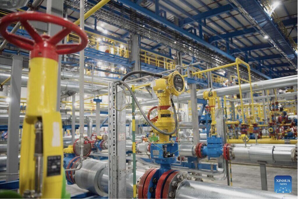 Đường ống dẫn khí "Sức mạnh Siberia 2" nối Nga và Trung Quốc dự kiến dài 2.594 km. Ảnh: Xinhua