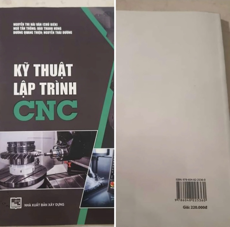Cuốn sách của Giảng viên Trường Đại học sư phạm kỹ thuật Đà Nẵng bị tố chưa được xuất bản. Ảnh: L.V.