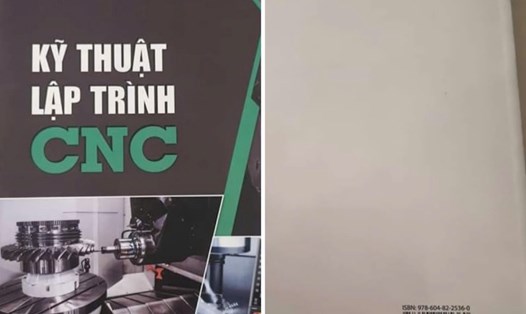 Cuốn sách của Giảng viên Trường Đại học sư phạm kỹ thuật Đà Nẵng bị tố chưa được xuất bản. Ảnh: L.V.