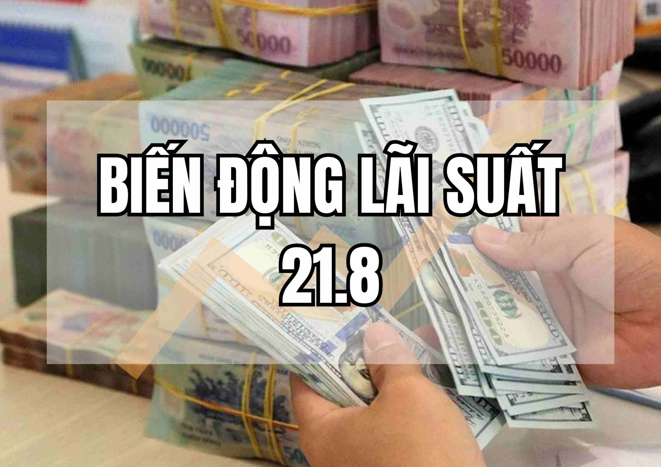 Biến động lãi suất 21.8: Bất ngờ tăng mạnh, cao tới 7,5%/năm. Thiết kế ảnh: Mai Ánh.
