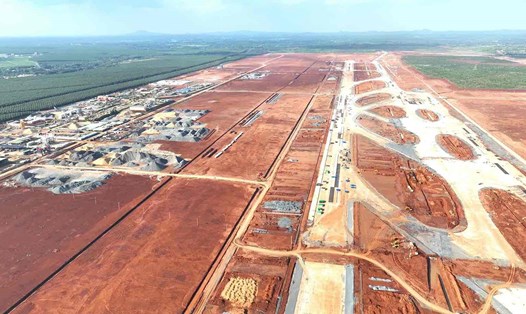Sân bay Long Thành ở huyện Long Thành, Đồng Nai. Ảnh: Thu Phương