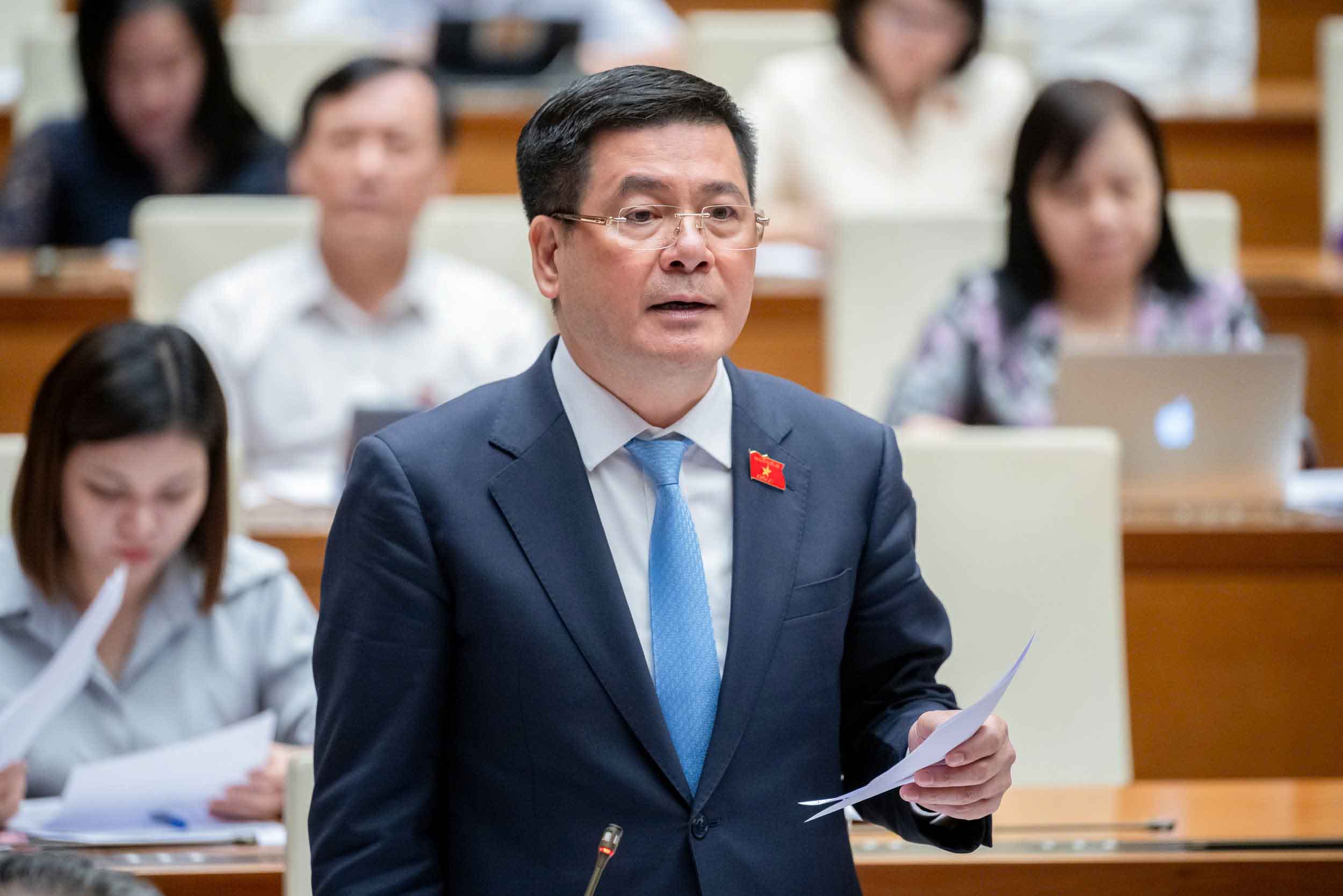 Bộ trưởng Bộ Công Thương nói về cơ cấu biểu giá điện. Ảnh: Quochoi.vn