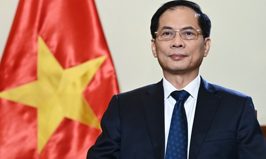 Bộ trưởng Bộ Ngoại giao Bùi Thanh Sơn đề cao tầm quan trọng của ngoại giao kinh tế. Ảnh: Hải Nguyễn