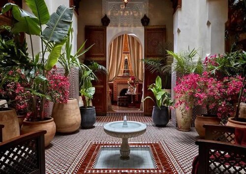 Khu nghỉ dưỡng Royal Mansour Marrakech ở Morocco. Ảnh: CNN