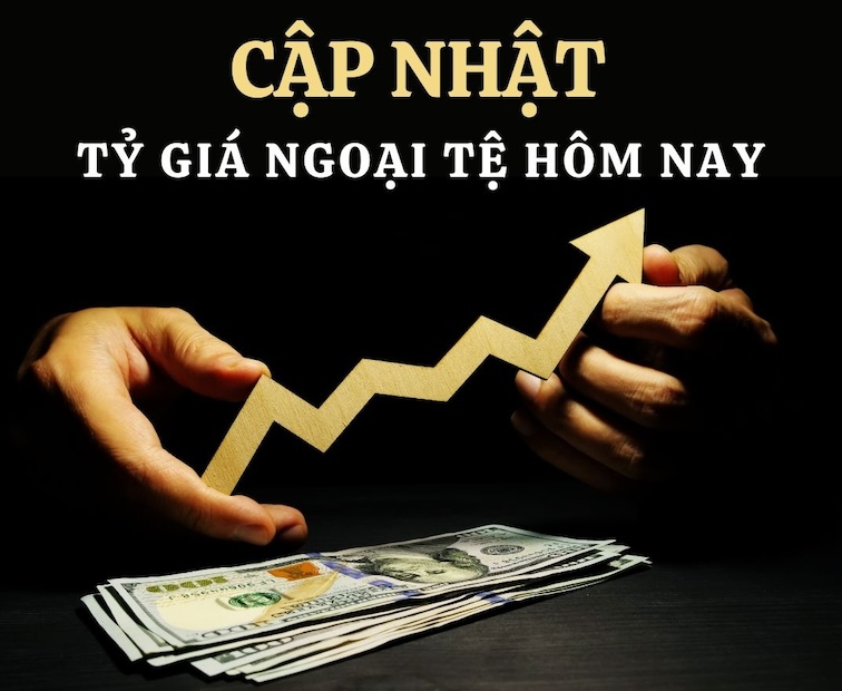 Cập nhật tỷ giá ngoại tệ 22.8: Giá USD, EUR ngân hàng tăng. Thiết kế: Thanh Vân.
