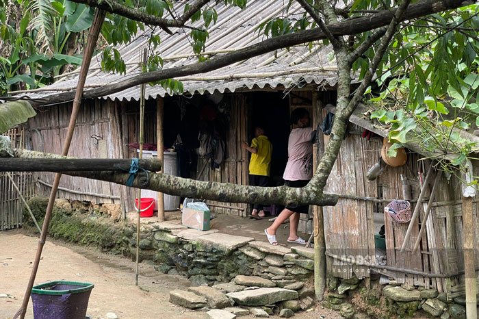 The house of Ly A S's family. Photo: Dinh Dai