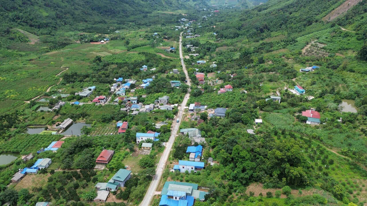 Hoa Binh - Moc Chau Expressway Project (section Km19+00-Km53+00 in Hoa Binh province). Photo: Dang Tinh