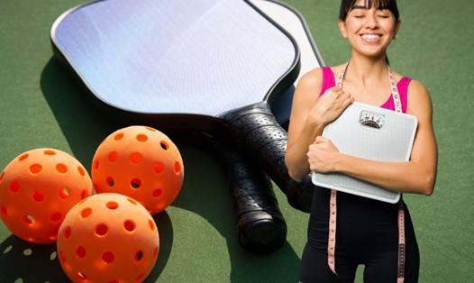 Pickleball là bộ môn thể thao có lợi cho sức khỏe. Đồ họa: Hạ Mây