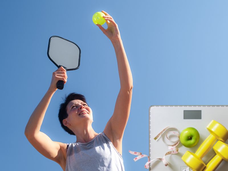 Khi chơi pickleball bạn cần lưu ý một số điều để tránh gây chấn thương và giúp giảm mỡ nội tạng hiệu quả. Đồ họa: Hạ Mây