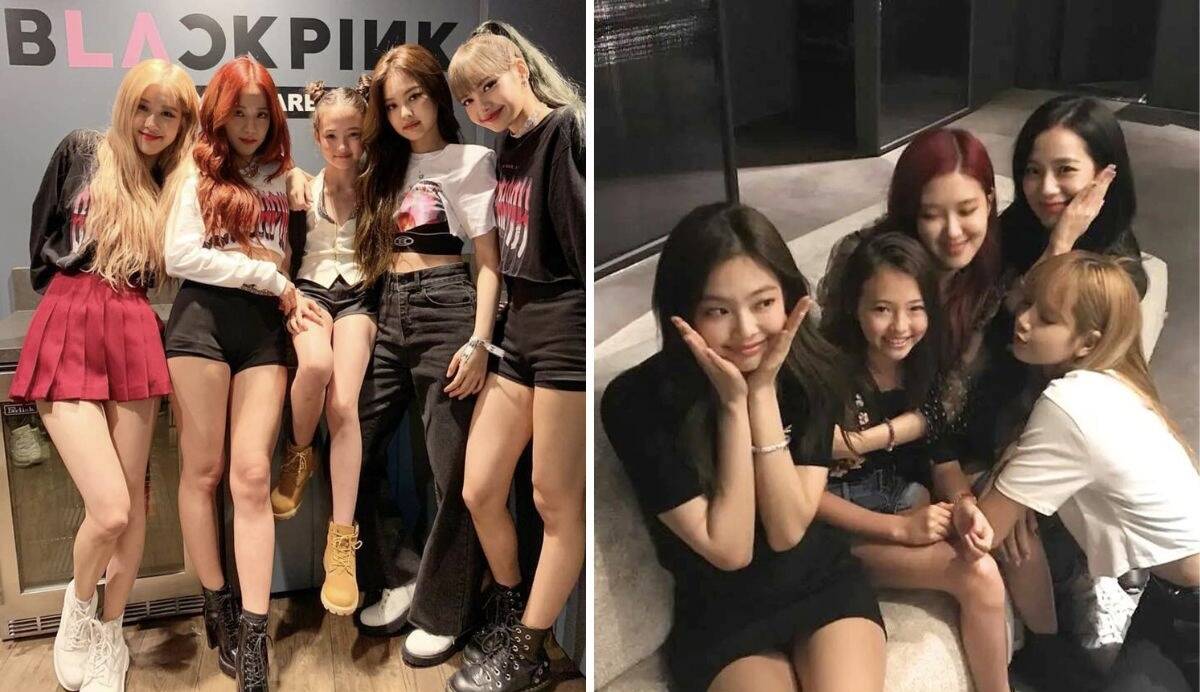 Ella is very close to the Blackpink members. Photo: Instagram