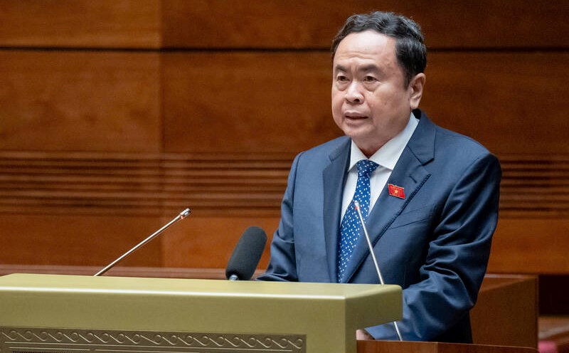 Ủy viên Bộ Chính trị, Chủ tịch Quốc hội Trần Thanh Mẫn yêu cầu Bộ Nội vụ nhanh chóng giải quyết chế độ, chính sách cho cán bộ, công chức dôi dư. Ảnh: Quốc hội
