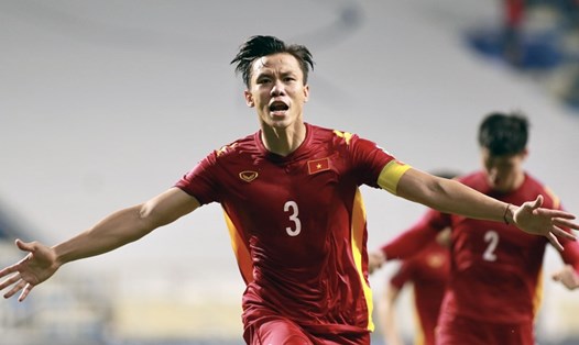 Trung vệ Quế Ngọc Hải trở lại đội tuyển Việt Nam. Ảnh: VFF