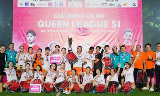 Nhà vô địch của Queen League 2024, đội bóng đá nữ SHB FC.