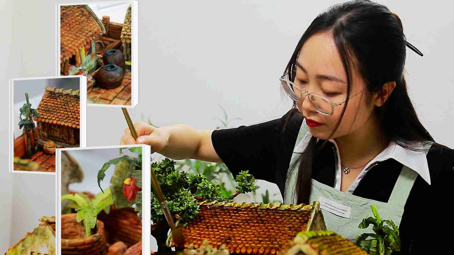 Độc lạ bánh trung thu tái hiện nhà cổ Bắc Bộ, nặng gần 30kg