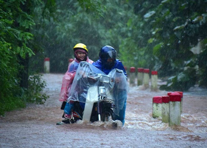 It is forecasted that rain will decrease in the North from tomorrow. Photo: Phuc Dat